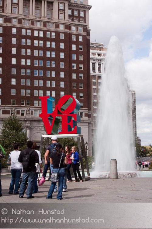 Love Park in Philadelphia